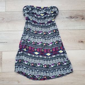 Forever 21 Strapless Mini Dress